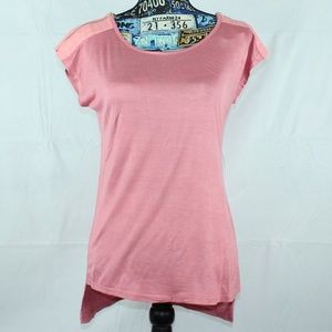 Amelia James Tee w/ zipper shoulders Size Small